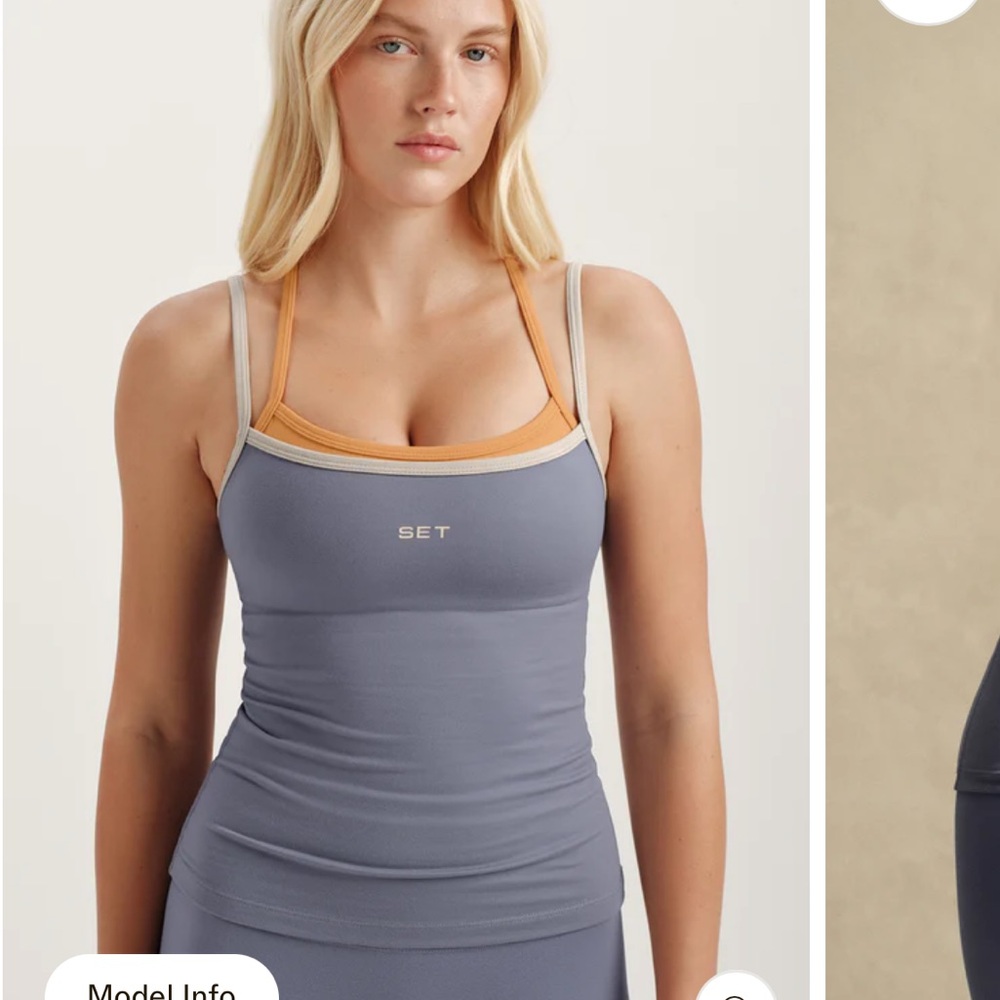 set active cloud tribute tank in andes size S